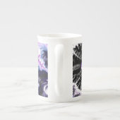 Moderne kleurrijke gradiëntbreuk porselein kop (Achterkant)