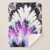 Moderne kleurrijke gradiëntbreuk sherpa deken (Voorkant)