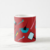 Moderne Kleurrijke Haarstylist Tools Beauty Kit Mo Koffiemok (Center)