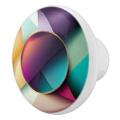 Moderne kleurrijke handdoekjes ontbeend keramische knop (Rechts)