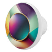 Moderne kleurrijke handdoekjes ontbeend keramische knop (Rechts)