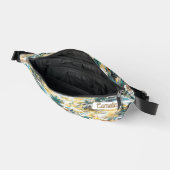 Moderne Kleurrijke Hawaii Island Palm Yellow Custo Heuptasje (Open)