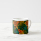 Moderne Kleurrijke Herfstbomen Espresso Kop (Voorkant rechts)