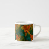 Moderne Kleurrijke Herfstbomen Espresso Kop (Rechts)