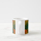 Moderne kleurrijke Herfsten Espresso Kop (Achterkant)