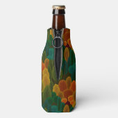 Moderne kleurrijke Herfsten Flesjeskoeler (Fles Achterkant)