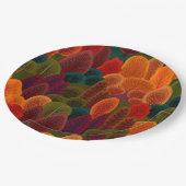 Moderne kleurrijke Herfsten Papieren Bordje (Gekanteld)