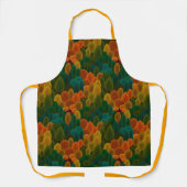 Moderne kleurrijke Herfsten Schort (Voorkant)