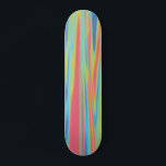 Moderne kleurrijke holografische draagbalk persoonlijk skateboard<br><div class="desc">Moderne holografisch uitziende meerkleurige dekplaat voor uw favoriete straatskater die op de stoep surft of de pijpen raakt. Uniek uitziend dek voor een schaats.</div>