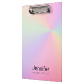 Moderne, kleurrijke holografische make-up artiest klembord (Links)