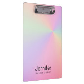 Moderne, kleurrijke holografische make-up artiest klembord (Rechts)