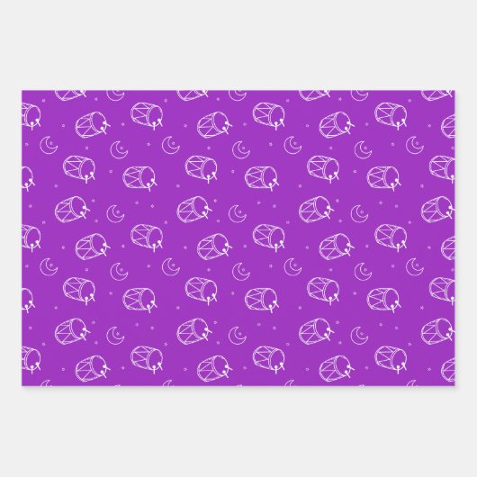 Moderne kleurrijke islamitische Eid Party Inpakpapier Vel (Voorkant)