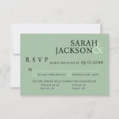 Moderne, kleurrijke Kaart voor eenvoudige letterty (Voorkant)