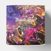 Moderne kleurrijke Kaleidoscopische lichtweerstand Bedankdoosjes (Bovenkant)