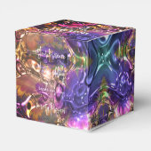 Moderne kleurrijke Kaleidoscopische lichtweerstand Bedankdoosjes (Achterkant)