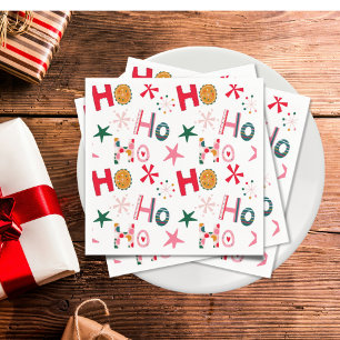 Moderne Kleurrijke Kerstfeest Servet