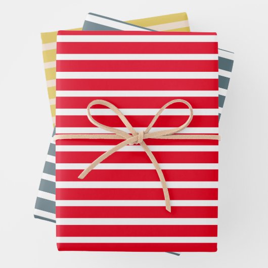 Moderne, kleurrijke kerstmis inpakpapier vel (In situ)