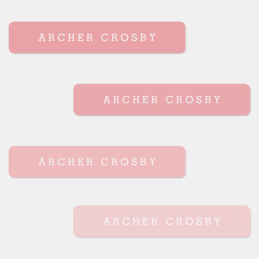 Moderne, kleurrijke Kinder waterdichte naam Labels (Groep)