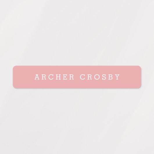 Moderne, kleurrijke Kinder waterdichte naam Labels (Design 1)