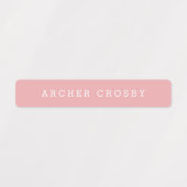 Moderne, kleurrijke Kinder waterdichte naam Labels (Design 2)