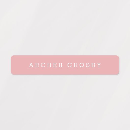 Moderne, kleurrijke Kinder waterdichte naam Labels (Design 2)