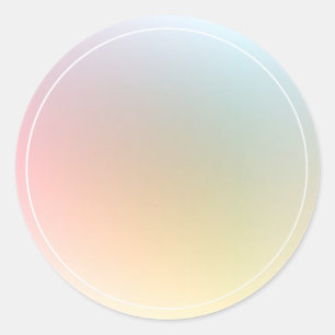 Moderne Kleurrijke Lege Sjabloon Trendy Elegant Ronde Sticker
