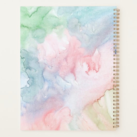 Moderne Kleurrijke Leraar Terug naar School Planne Planner (Achterkant)