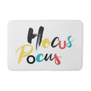 Moderne, kleurrijke, leuke, coole, trendy Hocus Po Badmat