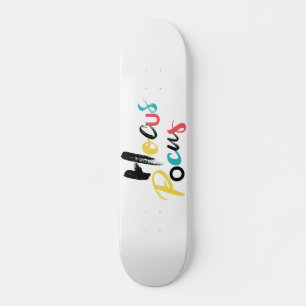 Moderne, kleurrijke, leuke, coole, trendy Hocus Po Persoonlijk Skateboard