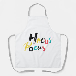 Moderne, kleurrijke, leuke, coole, trendy Hocus Po Schort