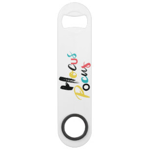 Moderne, kleurrijke, leuke, coole, trendy Hocus Po Speed Flessenopener
