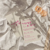 Moderne Kleurrijke Leuke Whimsical Frans Retro Bru Kaart