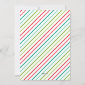 Moderne Kleurrijke Lichten Foto Kerst Kaart (Achterkant)