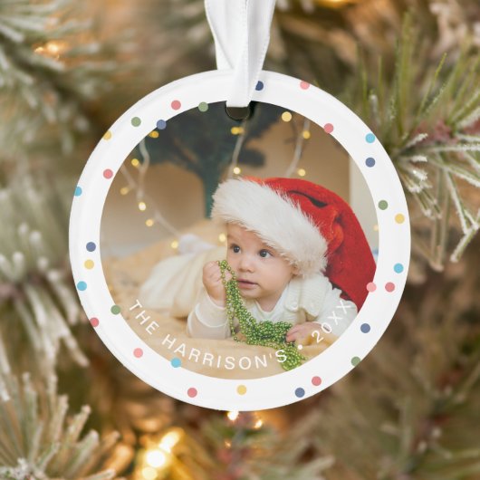 Moderne kleurrijke lichtfoto ornament (Boom)