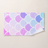 Moderne kleurrijke, liefdevolle Mermaid Seamless P Bad Handdoek (Handdoek)