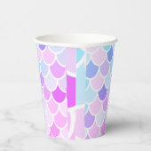 Moderne kleurrijke, liefdevolle Mermaid Seamless P Papieren Bekers (Rechts)