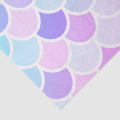 Moderne kleurrijke, liefdevolle Mermaid Seamless P Tissuepapier (Detail)