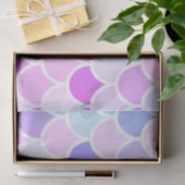 Moderne kleurrijke, liefdevolle Mermaid Seamless P Tissuepapier (Geschenk)