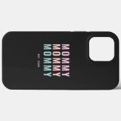 Moderne kleurrijke mama tekst Case-Mate iPhone case (Achterkant (horizontaal))