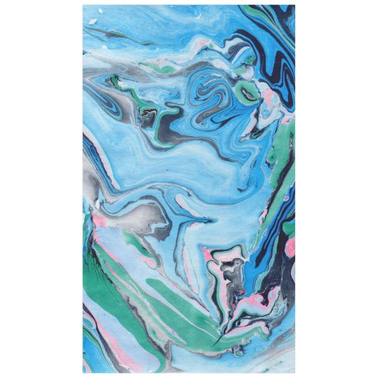 Moderne kleurrijke marmer Stone Tafelkleed (Voorkant)