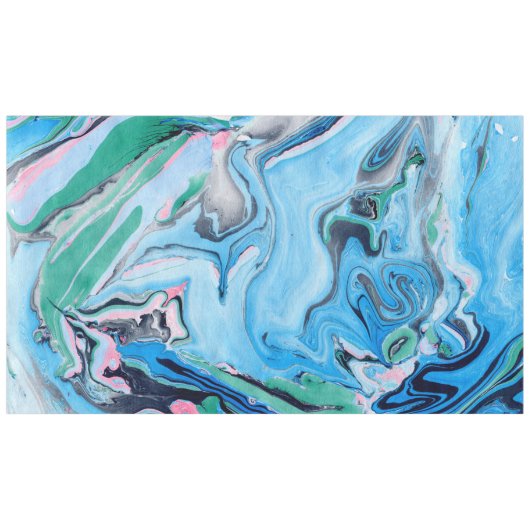 Moderne kleurrijke marmer Stone Tafelkleed (Voorkant (Horizontaal))