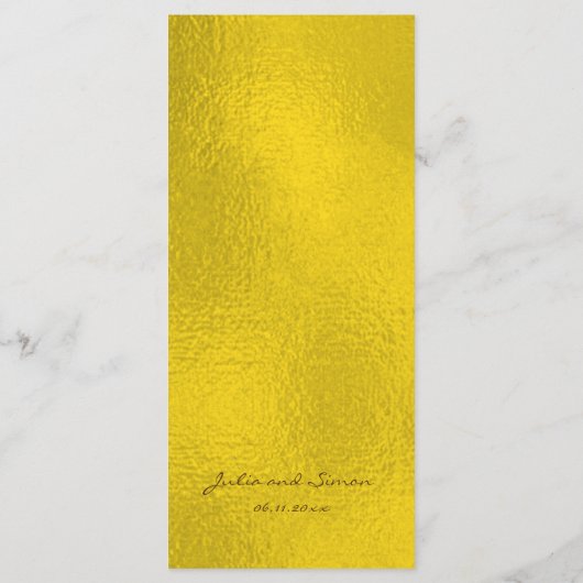 Moderne kleurrijke menukaart (Achterkant)