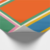 Moderne, kleurrijke minimalistische geometrische p cadeaupapier (Hoek)