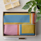 Moderne, kleurrijke minimalistische geometrische p tissuepapier (Geschenk)