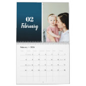 Moderne, kleurrijke multi-fotoserie en cadeautjes  kalender (Feb 2026)