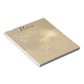 Moderne kleurrijke muurkunst notitieblok (Schuin)