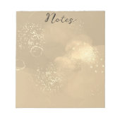 Moderne kleurrijke muurkunst notitieblok (Voorkant)