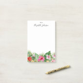Moderne kleurrijke notities voor tropische Waterve Post-it® Notes (Op bureau)