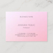 Moderne, kleurrijke ontwerpprofessional voor Sjabl Visitekaartje (Achterkant)