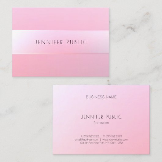 Moderne, kleurrijke ontwerpprofessional voor Sjabl Visitekaartje (Voorkant / Achterkant)